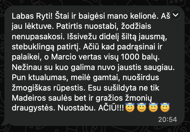 Ingridos S. žinutė Ryčiui: „Marcio vertas visų 1000 balų“
